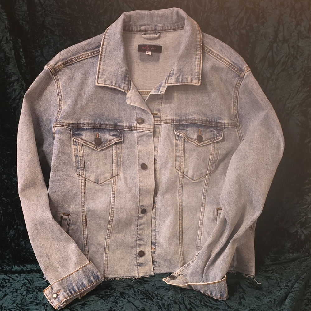 Pearly Vine Denim Jacket
